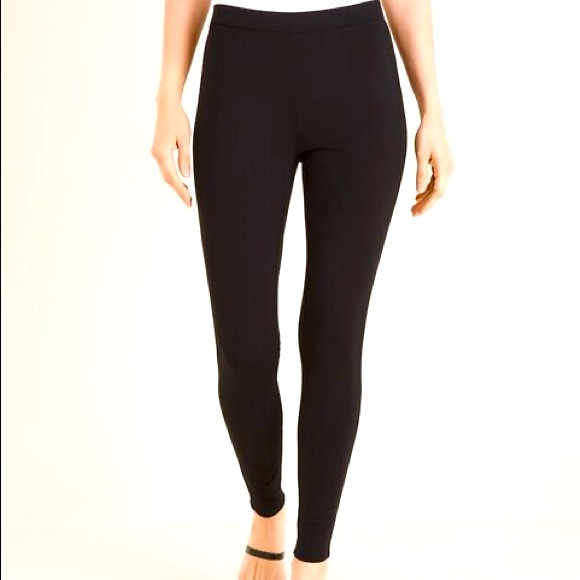 Nwot Chicos Black Ponte Leggings 2 